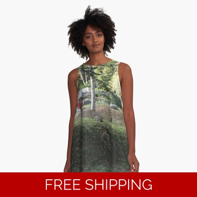 Le Studio A Line Dress Front yard 2019